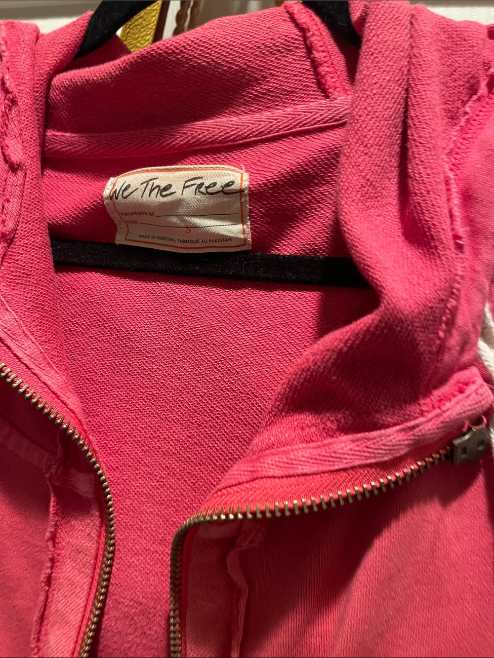 We The Free Bright orange Zip-Up Hoodie - Picture 2 of 5